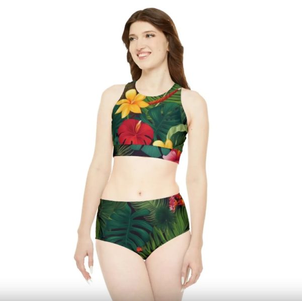 Bikini suit tropical