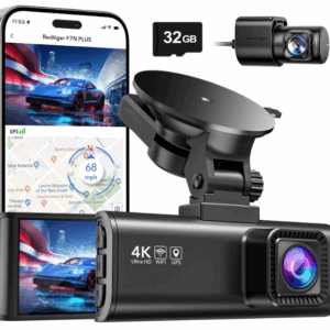 REDTIGER Dash Cam Front Rear